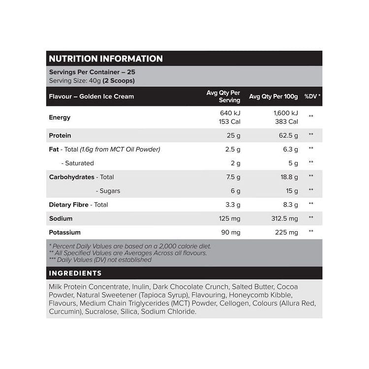 Muscle Nation Custard Casein Protein