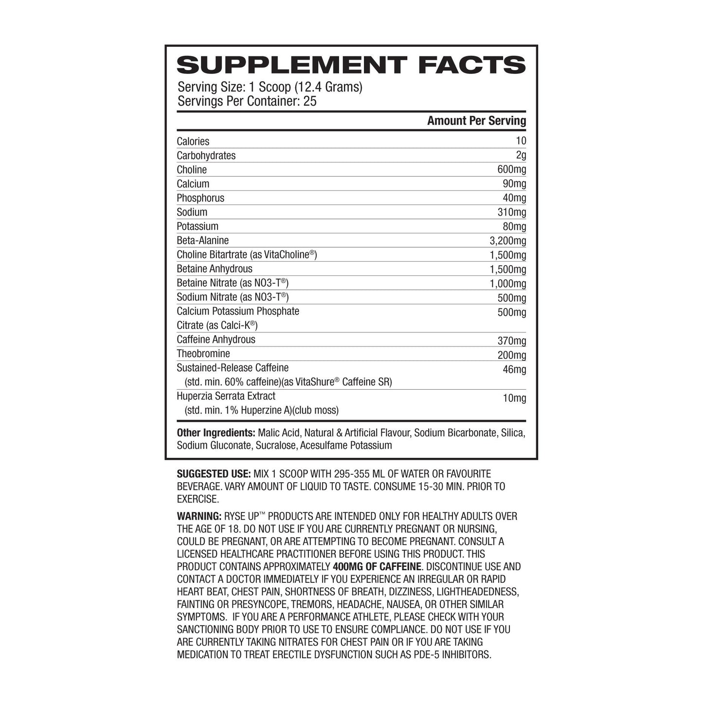 Ryse Blackout Pre Workout - Gym Freak Supplements