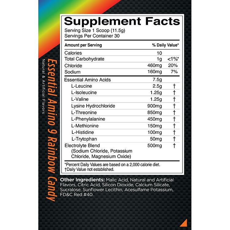 Rule 1 Essential Amino 9 30 Serves - Gym Freak Supplements