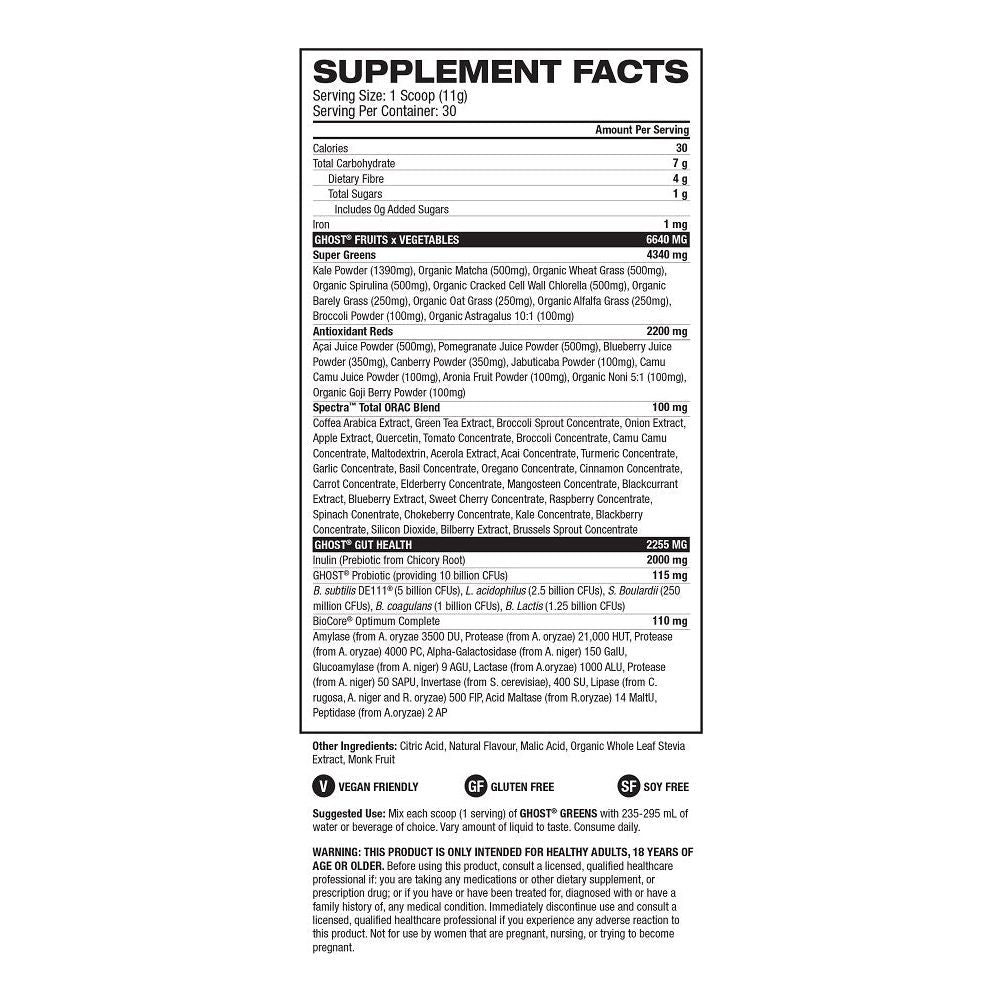 Ghost Lifestyle Ghost Greens Superfood Formula