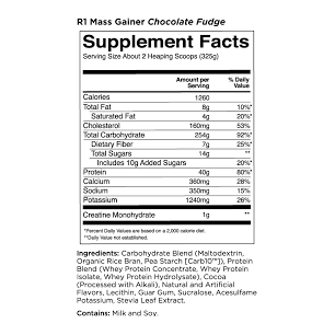 R1 Mass Gainer by Rule 1 Proteins