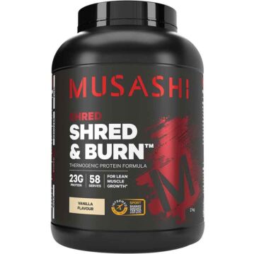 Musashi Shred & Burn Protein Powder