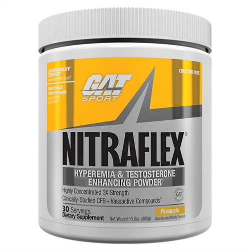 Gat Sport Nitraflex Pre Workout & Testosterone Formula - Gym Freak Supplements